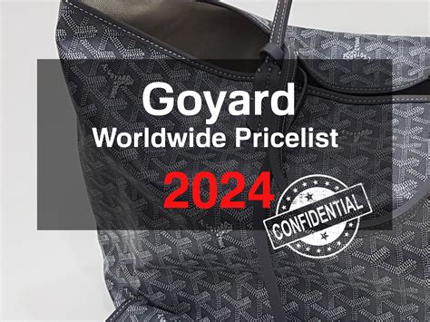 which country is it best to buy goyard in|goyard prices in japan.